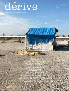 Titelseite von dérive - Zeitschrift für Stadtforschung, Heft 90